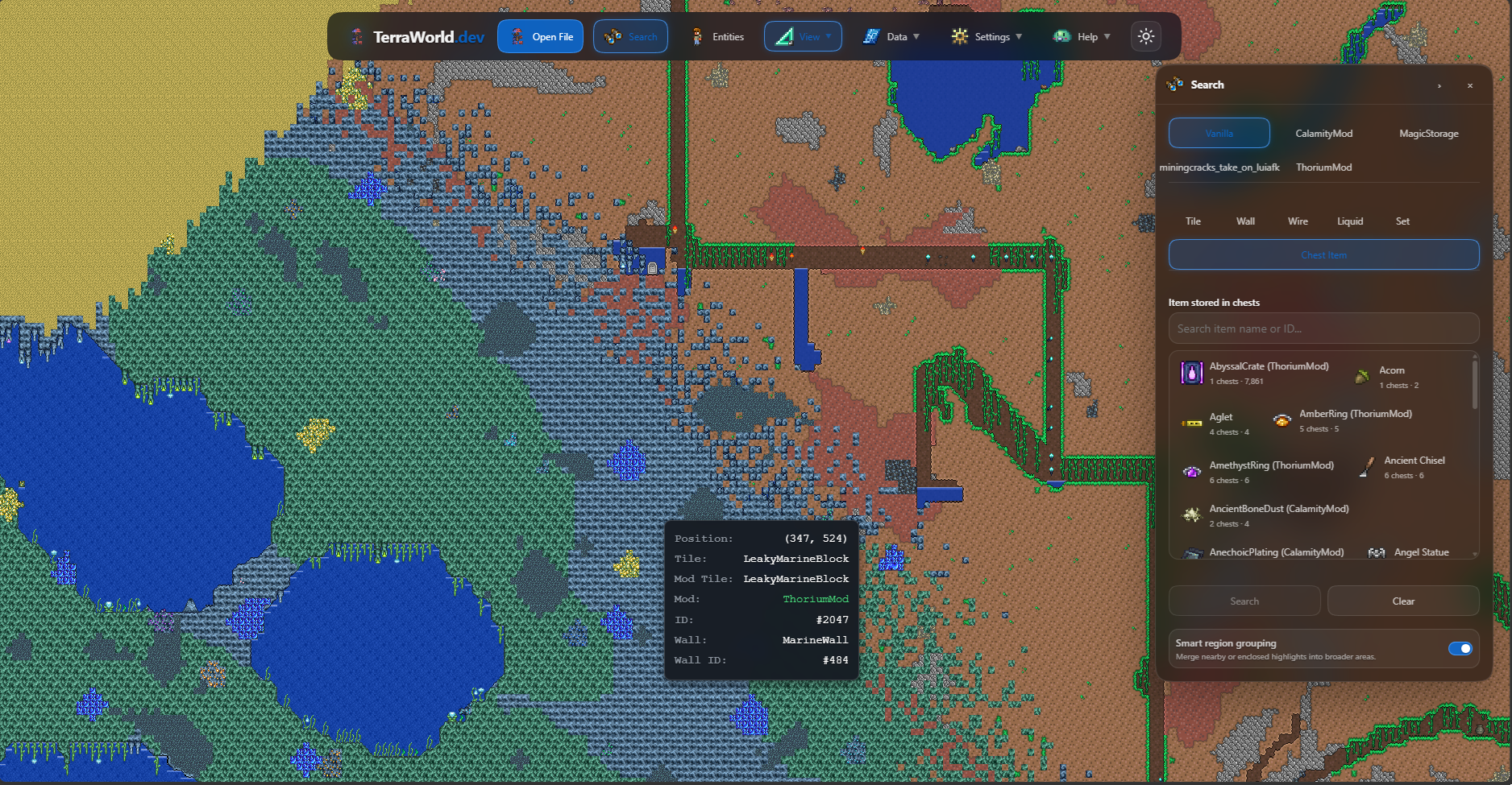 Modded terrain textures and item icons after enabling Full support
