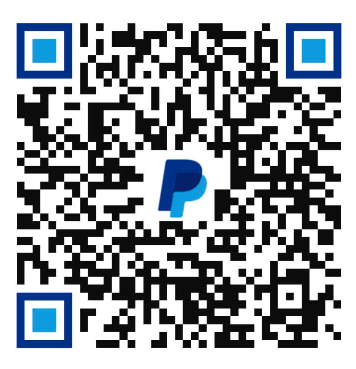 PayPal donation QR code